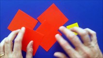 Very Easy Origami Flower With Origami Pixels - Paper Crafts And Diy Tutorial