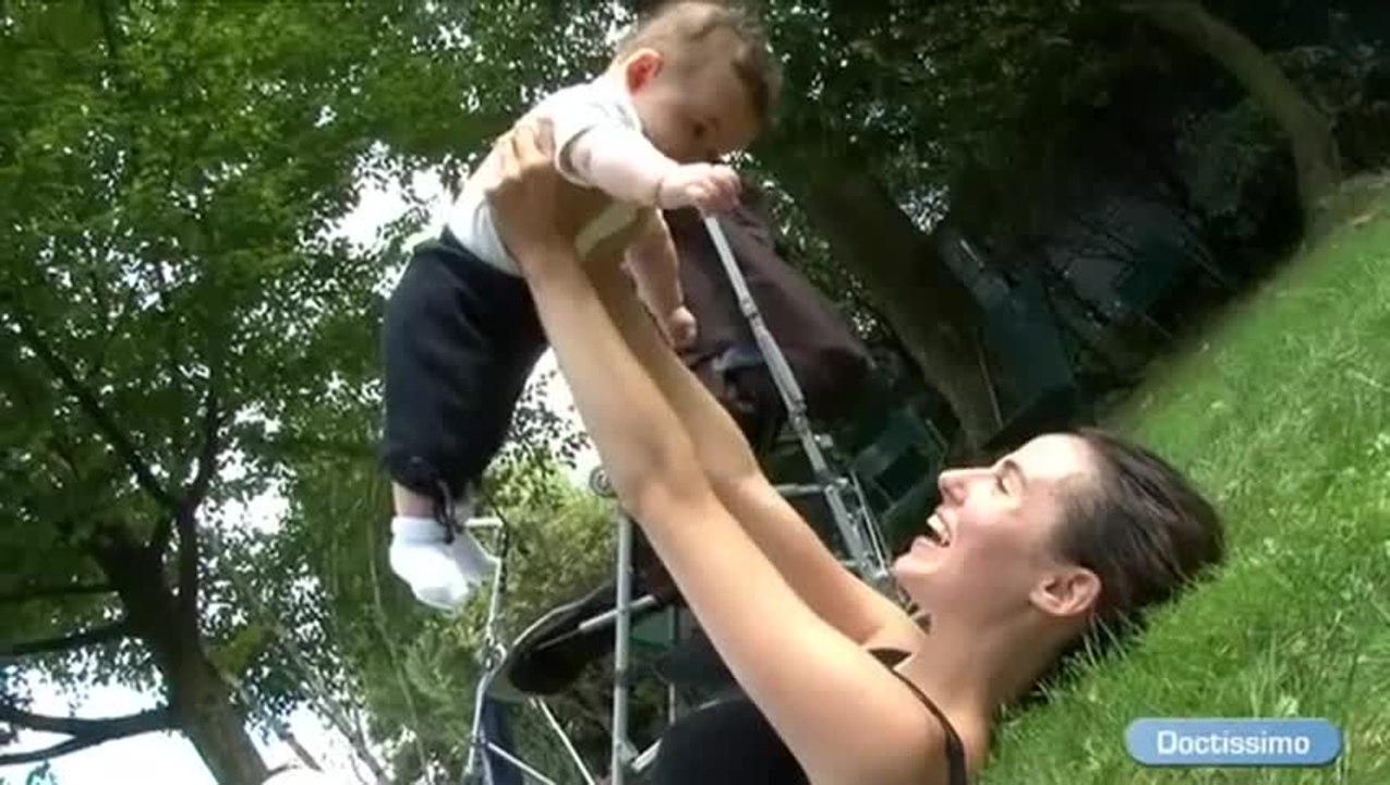 Fitness Poussette : Développé couché avec bébé