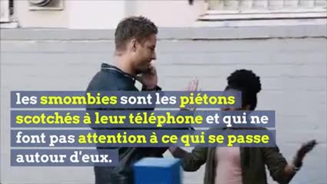 Les smombies , ces piétons qui se mettent en danger !