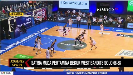 Satria Muda Pertamina Bekuk West Bandits Solo 66-58