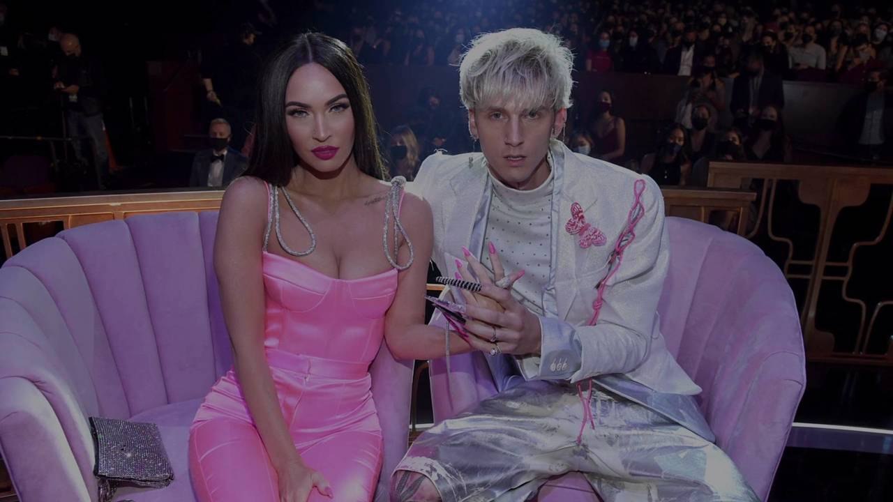 Megan Fox Channeled Barbie in a Pink Satin Bustier at the iHeartRadio Music Awards
