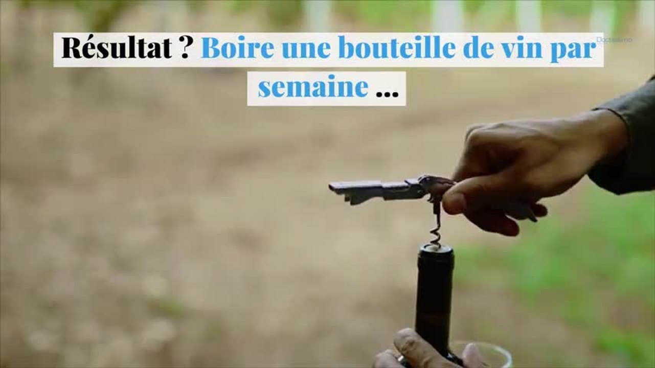 Boire une bouteille de vin revient à fumer 10 cigarettes