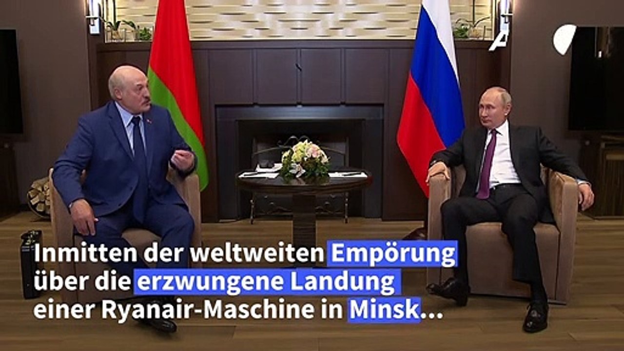 Putin empfängt lukaschenko in sotschi
