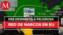 DEA da fuerte golpe al Cártel de Sinaloa; desmantela red que distribuía drogas en EU