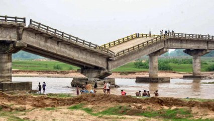 10 Tak: Cyclone Yaas effect- Bridge collapses in Ranchi