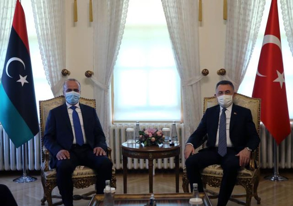Son dakika gündem: Cumhurbaşkanı Yardımcısı Oktay, Libya Başkanlık Konseyi Başkan Yardımcısı Abdullah El-Lafi'yi kabul etti