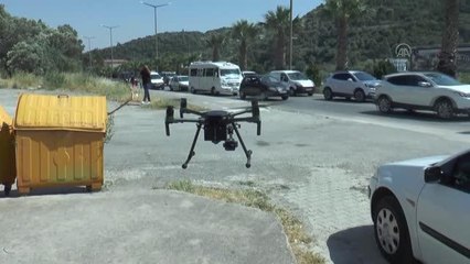 Söke'de drone destekli trafik denetimi yapıldı