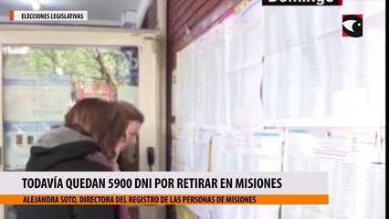 Todavía quedan 5.900 DNI por retirar en Misiones
