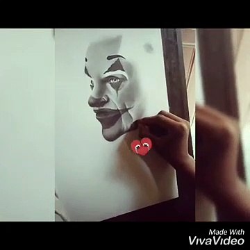 Charcoal Drawing Joker Art in charcoal realistic Drawing In Charcoal Joker Drawing Charcoal 012 UAM