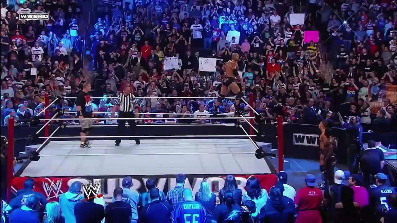 FULL MATCH - John Cena & The Rock vs. The Miz & R-Truth- Survivor Series 2011