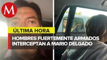 Mario Delgado denuncia haber sido detenido en Tamaulipas con armas largas