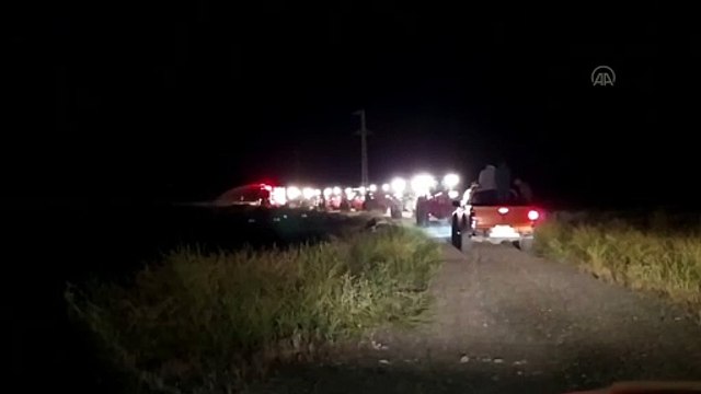 DİYARBAKIR - Buğday ekili arazide yangın çıktı