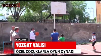 Yozgat Valisi Ziya  Polat özel çocuklarla