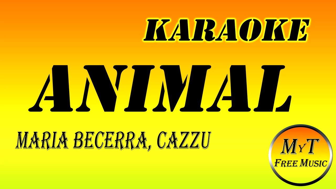 Karaoke - ANIMAL -  Maria Becerra, Cazzu - Instrumental Lyrics Letra