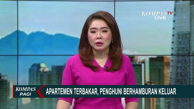 Kompresor di Apartemen Boutique Kemayoran Terbakar, Penghuni Panik Berhamburan Keluar