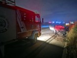 Anadolu Otoyolu Kocaeli kesiminde hafif ticari araçla otomobil çarpıştı: 4 yaralı