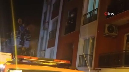 Aydın'da hareketli gece: Evini tüple patlatmaya kalktı