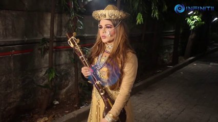Rakhi Sawant Spotted At Andheri In Mastani Look