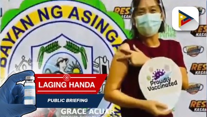Mahigit 800 katao na kabilang sa A1 at A2 priority group sa Asingan, Pangasinan, nakatanggap na ng bakuna