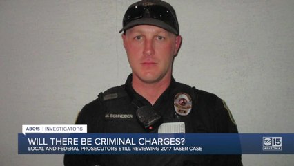 Still no charging decisions in 2017 Glendale taser in groin case