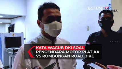 Kata Wagub DKI Soal Pengendara Motor Plat AA VS Rombongan Pesepeda Road Bike