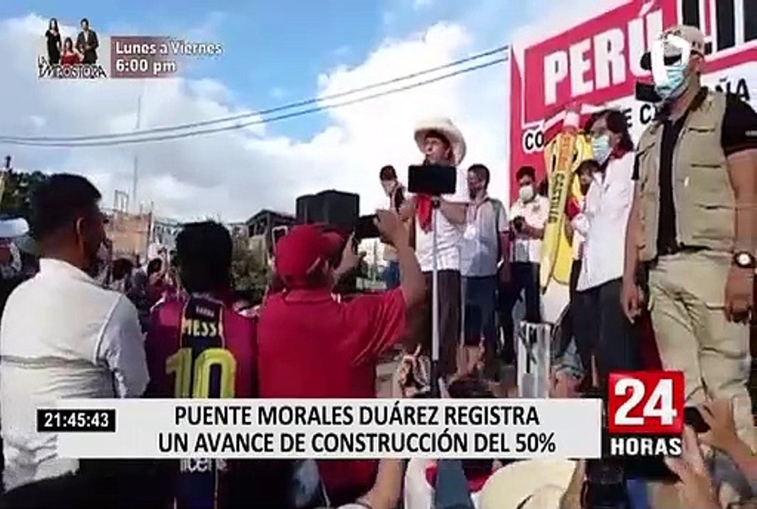 MML supervisó inició de montaje de estructura metálica del puente Morales Duárez