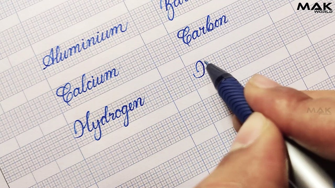 English cursive writing practice for beginners | Cursive Words | Cursive handwriting practice