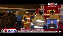 Penghuni Berhamburan Akibat Kebakaran Apartemen Lantai 28