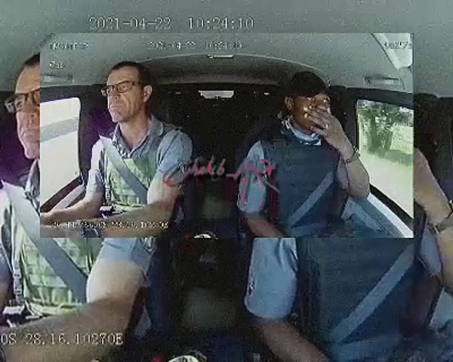 Dashcam footage of cash van crew under attack from CIT robbers