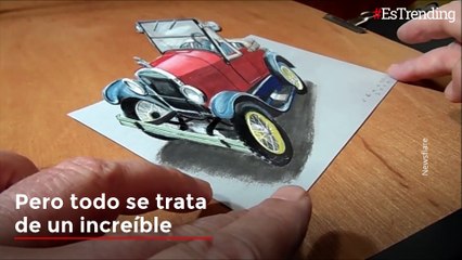 Estos impresionantes dibujos 3D parecen saltar de la página