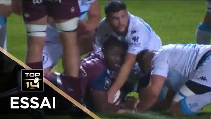 TOP 14 - Essai de Thierry PAIVA (UBB) - Bordeaux-Bègles - Montpellier - J22 - Saison 2020/2021