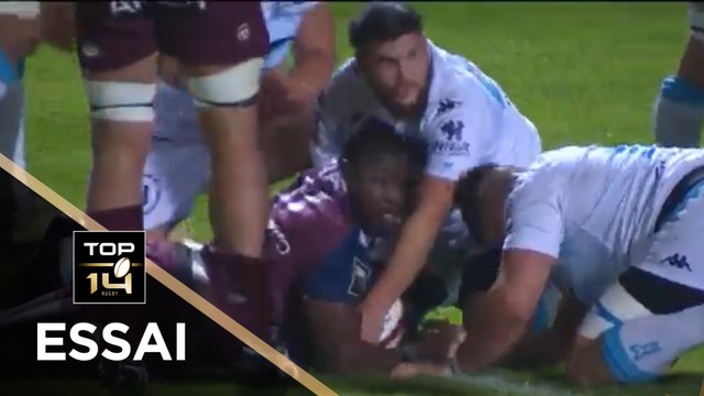 TOP 14 - Essai de Thierry PAIVA (UBB) - Bordeaux-Bègles - Montpellier - J22 - Saison 2020/2021