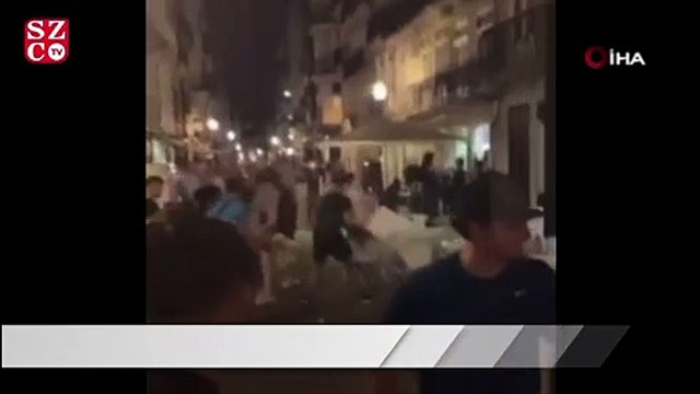 Şampiyonlar Ligi finali öncesi İngiliz taraftarlar birbirine girdi