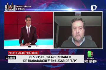 Propuesta de Perú Libre: ¿Es viable crear un Banco de Trabajadores en lugar de AFP?