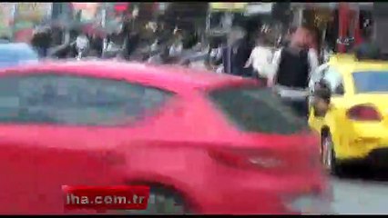 İzinsiz yürüyüş yapan HDP'li gruba müdahale