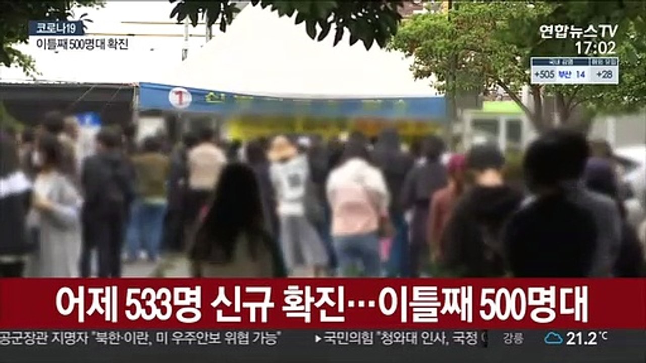 이틀째 500명대 확진…일상감염·변이확산 우려