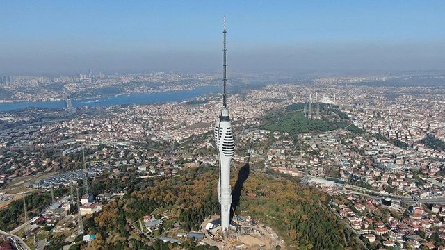 Çamlıca Kulesi’nden İstanbul böyle görünüyor