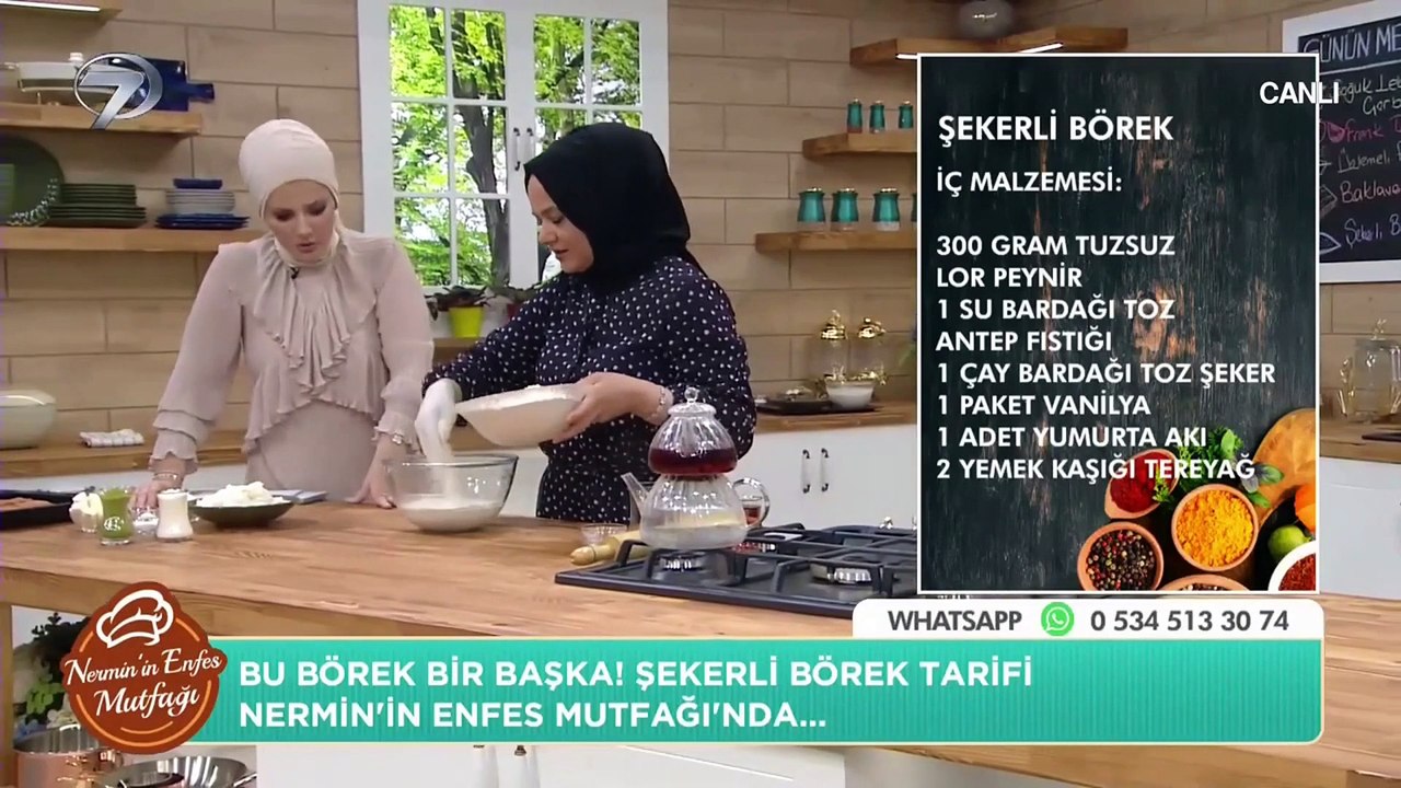 En kolay şekerli börek nasıl yapılır? Şekerli p...