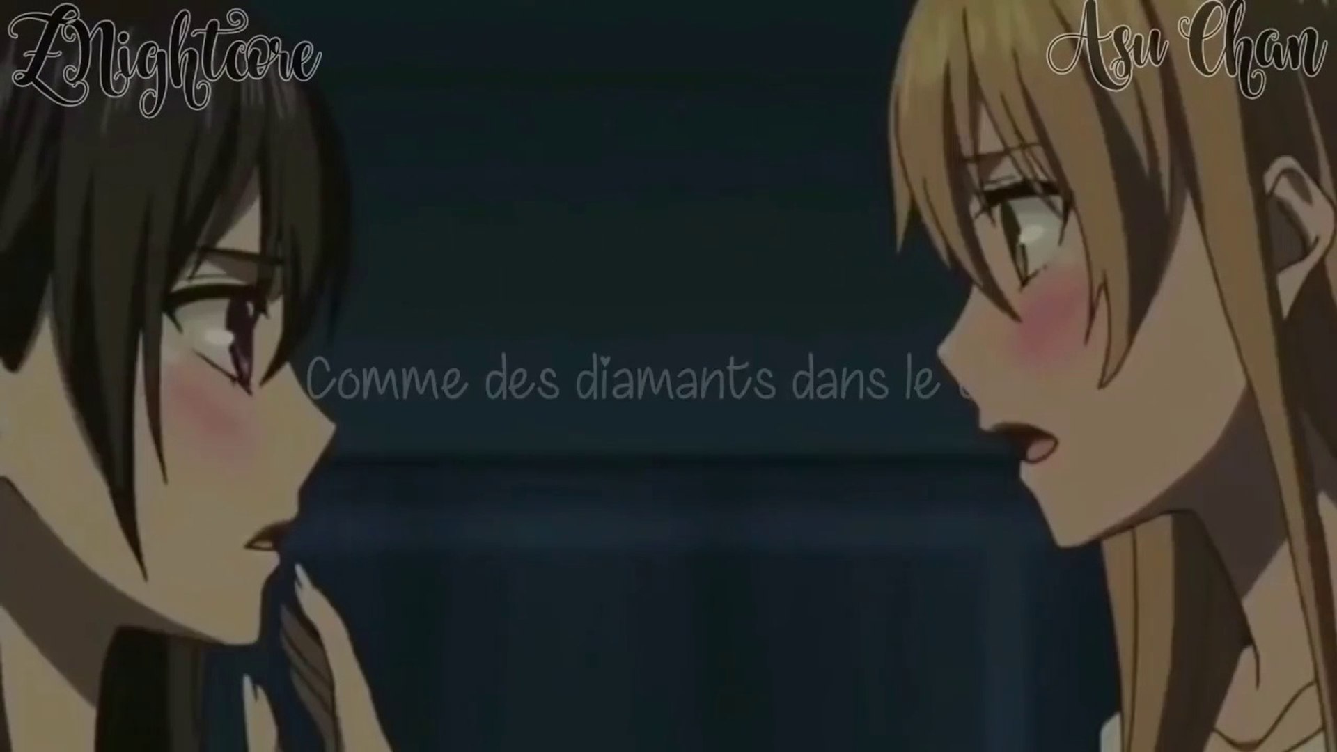 ⁣Aime Mix AMV, song- Nightcore  Diamonds (French Version Lyrics)