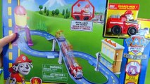 Lots Of Paw Patrol Toys Monster Truck Race Car Marshall Chase And Skye Adventure Bay Train Track Set