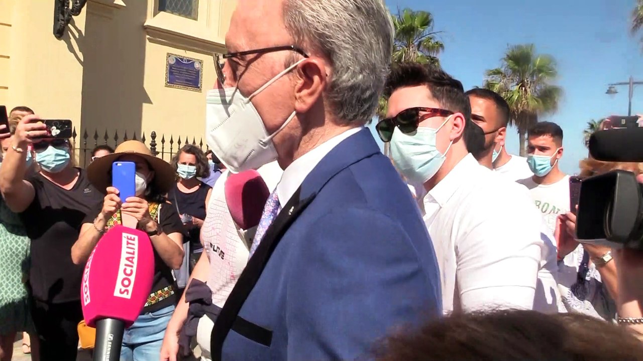 Ortega Cano da un toque de atención a Rocío Carrasco en la misa por Rocío Jurado. EP