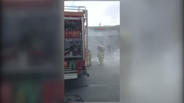 Son dakika haber | Başakşehir'de oto sanayi sitesinde çıkan yangın söndürüldü