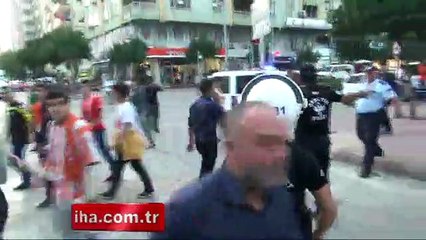 Adanasporlular, Galatasaray otobüsünü taşladı