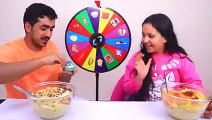 تحدي السباغيتي بعجلة الحظ الغامضة شفا ضد عبود  -- Mystery Wheel of Spaghetti Challenge