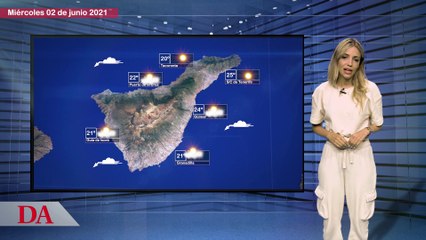 El tiempo en Canarias para este miércoles 2 de junio de 2021