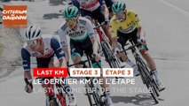 #Dauphiné 2021- Étape 3 / Stage 3 - Flamme Rouge / Last KM