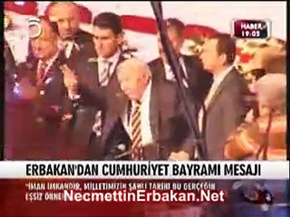 Erbakan Hoca'nın efsane 29 Ekim tebriği
