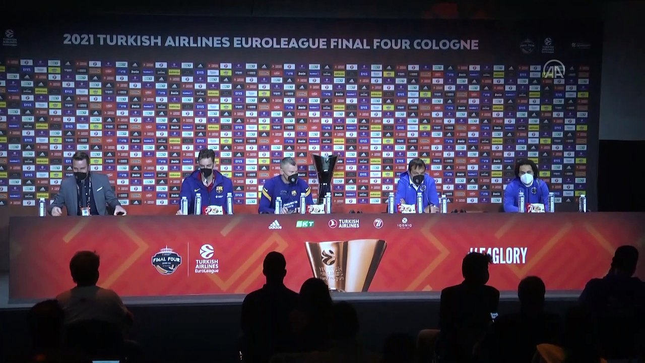 KÖLN - THY Avrupa Ligi'nde finale doğru - Anadolu Efes Başantrenörü Ataman (1)