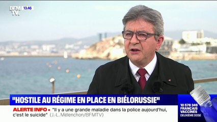 Jean-Luc Mélenchon:  "Je suis hostile au régime en place en Biélorussie"