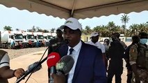 Inauguration du premier dépôt gazier de Guinée à Kamsar- Intervention du ministre des Hydrocarbures, Diakaria Koulibaly